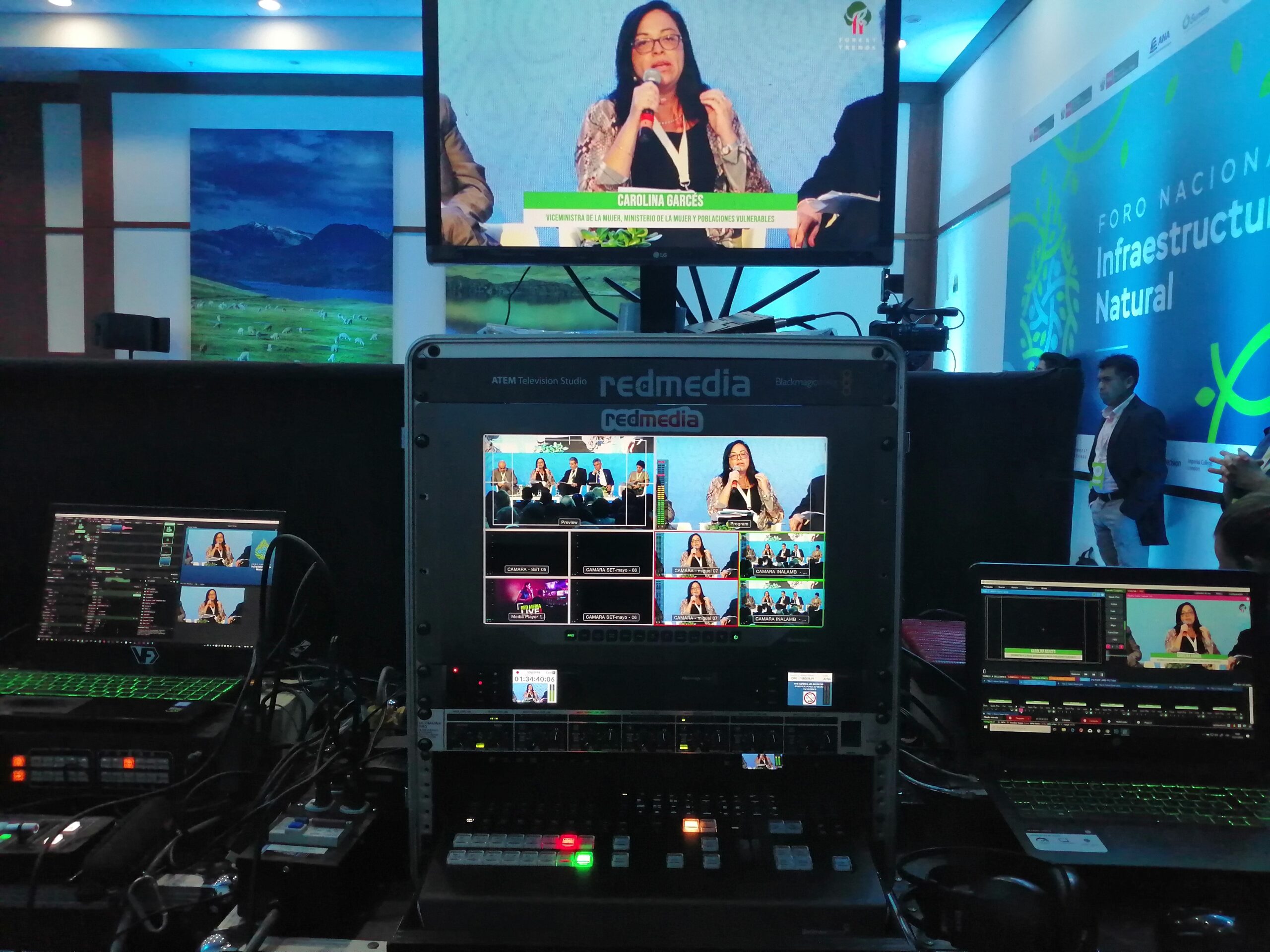 ⚡ Control Room ATEM — Redmedia Blackmagic — Grupo Red Media streaming profesional Perú